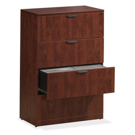 OFFICESOURCE OS Laminate Lateral Files 4 Drawer Lateral File Cabinet PL184MH